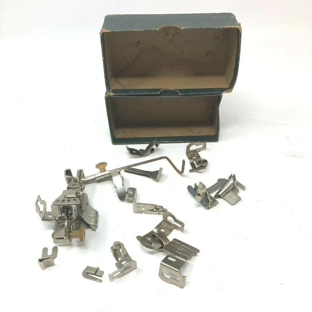 Greist Vintage Rotary Sewing Machine‎ Parts Attachments Ruffler Binder